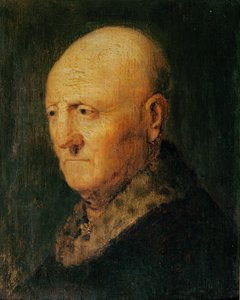 Portret starego człowieka, znany jako Portret Hermanna Gerritsza van Rijn, ojca Rembrandta (olej na drewnie)