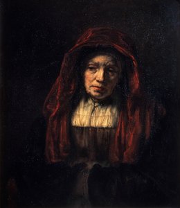 Portret starej kobiety, 1654. autorstwa Rembrandt van Rijn