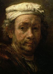Portret artysty przy sztalugach, detal twarzy, 1660 (detal z 91054)