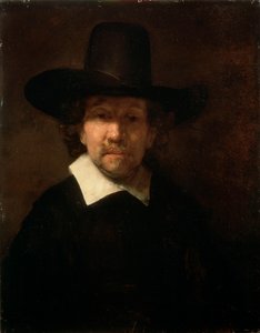 Portret poety Jeremiasa de Deckera, 1666. autorstwa Rembrandt van Rijn