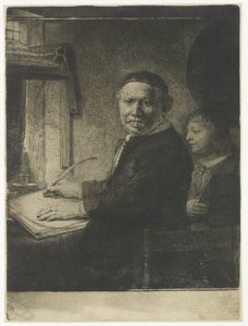 Portret Lievena Willemsza van Coppenola, znanego jako „Mały Coppenol” autorstwa Rembrandt van Rijn