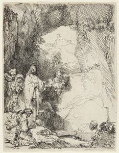 Wskrzeszenie Łazarza autorstwa Rembrandt van Rijn