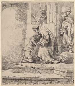 Powrót syna marnotrawnego autorstwa Rembrandt van Rijn