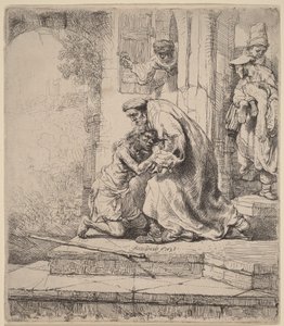 Powrót syna marnotrawnego autorstwa Rembrandt van Rijn