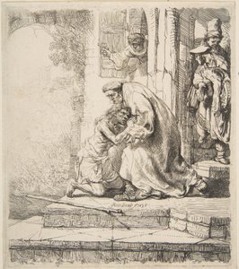 Powrót syna marnotrawnego, 1620-69. autorstwa Rembrandt van Rijn
