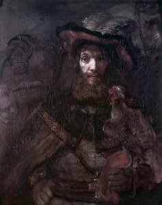 Jeździec z sokołem autorstwa Rembrandt van Rijn