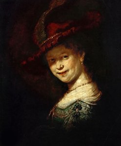 Saskia van Uylenburgh jako dziewczynka, 1633 r. autorstwa Rembrandt van Rijn