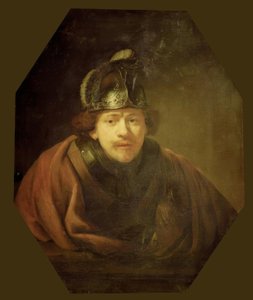 Autoportret jako wojownik autorstwa Rembrandt van Rijn
