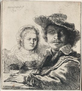Autoportret z Saskią autorstwa Rembrandt van Rijn