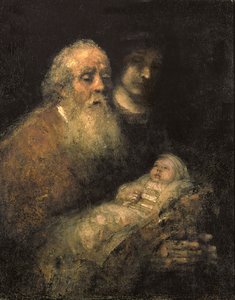 Symeon w świątyni, 1669 autorstwa Rembrandt van Rijn