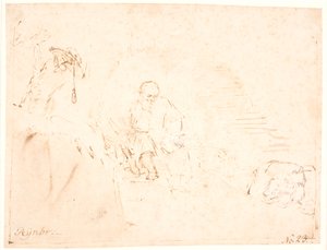 Św. Hieronim autorstwa Rembrandt van Rijn