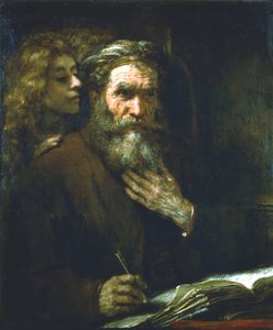 Św. Mateusz Ewangelista, 1661 autorstwa Rembrandt van Rijn