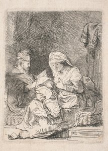 Święta Rodzina autorstwa Rembrandt van Rijn