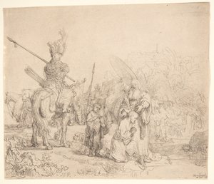 Chrzest eunucha autorstwa Rembrandt van Rijn