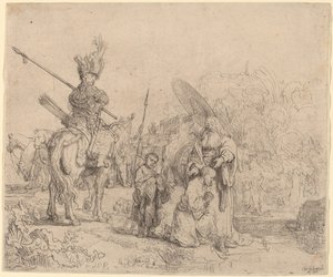 Chrzest eunucha autorstwa Rembrandt van Rijn