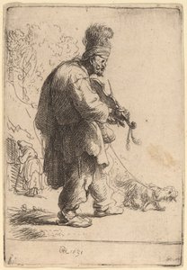 Ślepy Skrzypek autorstwa Rembrandt van Rijn