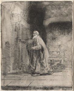 Ślepota Tobiasza: duży obraz autorstwa Rembrandt van Rijn