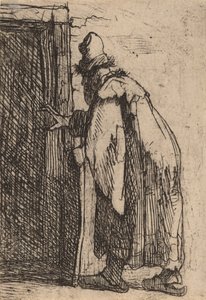 Ślepota Tobiasza: szkic, c. 1629. autorstwa Rembrandt van Rijn