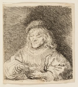 Gracz w karty autorstwa Rembrandt van Rijn