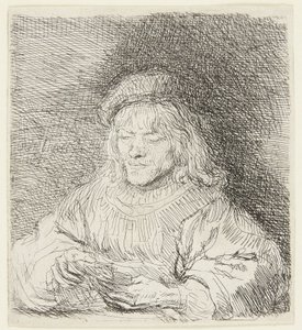 Gracz w karty autorstwa Rembrandt van Rijn