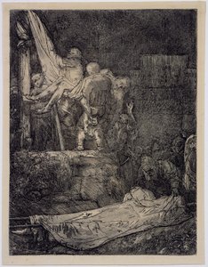 Zejście z krzyża przy pochodni autorstwa Rembrandt van Rijn