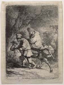 Ucieczka do Egiptu autorstwa Rembrandt van Rijn