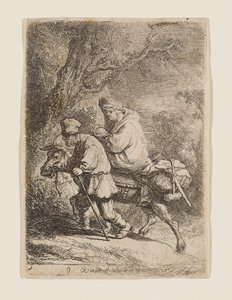 Ucieczka do Egiptu autorstwa Rembrandt van Rijn