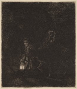 Ucieczka do Egiptu autorstwa Rembrandt van Rijn