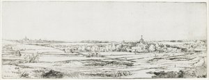 Pole Złotego Wagi, 1651 autorstwa Rembrandt van Rijn