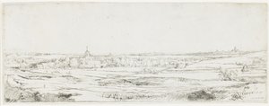 Pole złotnika, 1651 r. autorstwa Rembrandt van Rijn