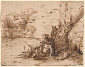 Dobry Samarytanin autorstwa Rembrandt van Rijn