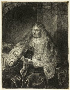 Wielka żydowska oblubienica autorstwa Rembrandt van Rijn
