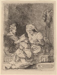 Święta Rodzina autorstwa Rembrandt van Rijn