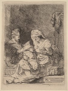 Święta Rodzina autorstwa Rembrandt van Rijn