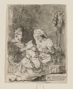 Święta Rodzina autorstwa Rembrandt van Rijn