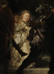 Szczegóły nocnej straży, 1642 autorstwa Rembrandt van Rijn