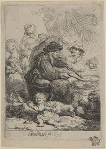 Kobieta od naleśników autorstwa Rembrandt van Rijn