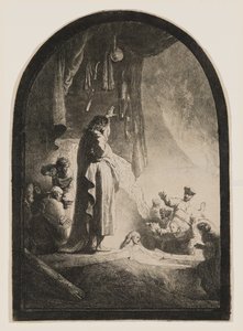 Wskrzeszenie Łazarza autorstwa Rembrandt van Rijn