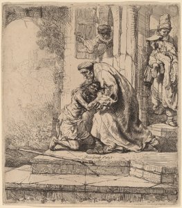Powrót syna marnotrawnego autorstwa Rembrandt van Rijn