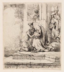 Powrót syna marnotrawnego autorstwa Rembrandt van Rijn