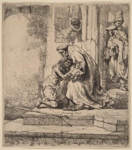Powrót syna marnotrawnego autorstwa Rembrandt van Rijn