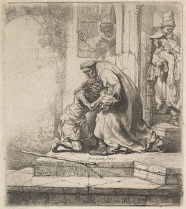 Powrót syna marnotrawnego, 1636. autorstwa Rembrandt van Rijn