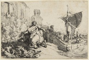 Statek Fortuny autorstwa Rembrandt van Rijn