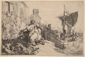Statek Fortuny autorstwa Rembrandt van Rijn