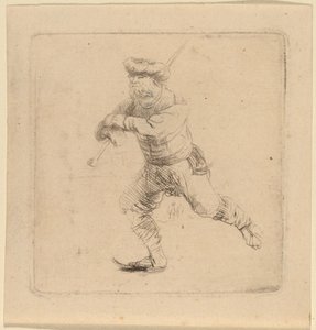 Łyżwiarz autorstwa Rembrandt van Rijn
