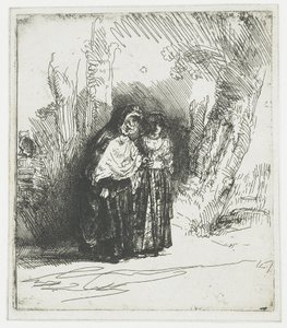 Hiszpańska Cyganka Preciosa autorstwa Rembrandt van Rijn