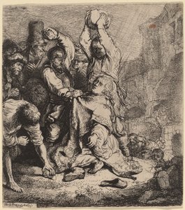 Ukamienowanie św. Szczepana autorstwa Rembrandt van Rijn