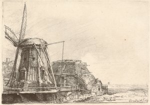 Wiatrak autorstwa Rembrandt van Rijn