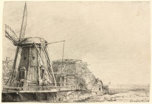 Wiatrak autorstwa Rembrandt van Rijn