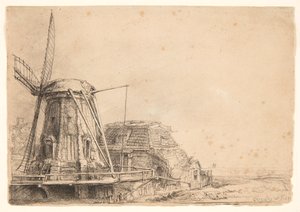 Wiatrak autorstwa Rembrandt van Rijn